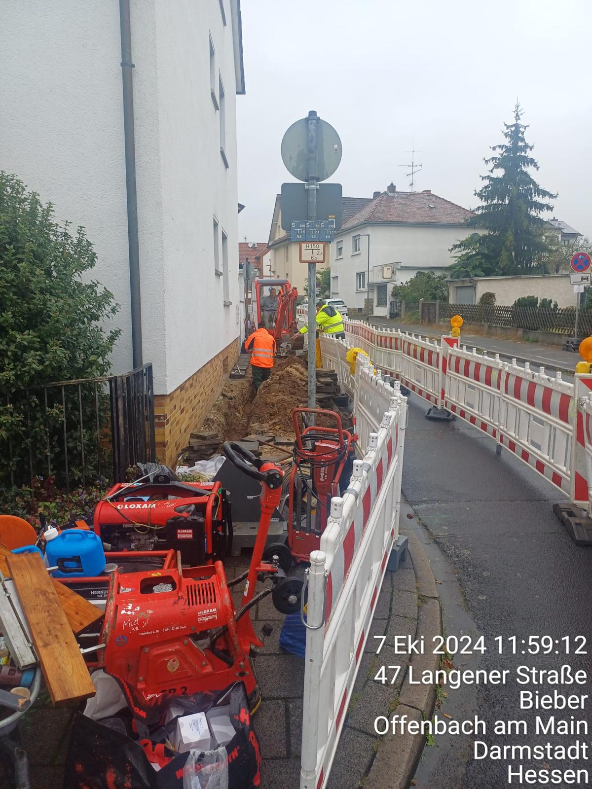ANSE GmbH Frankfurt altyapı kazı projesi